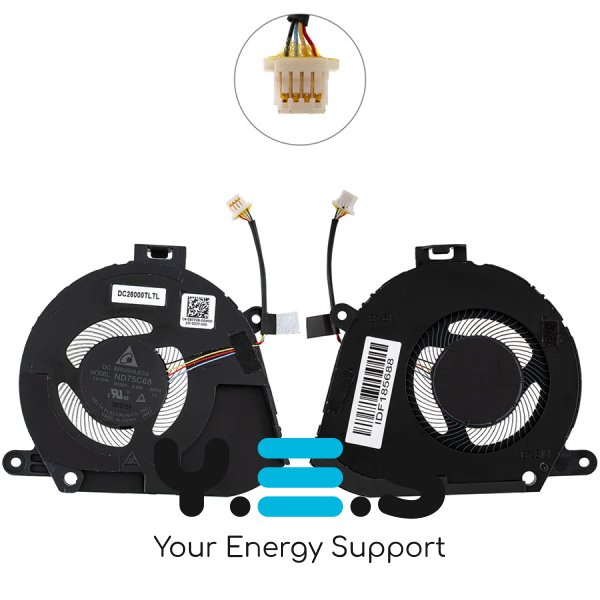 Вентилятор CPU для ноутбука Dell Latitude 9520 (сумісний: 9520) Original