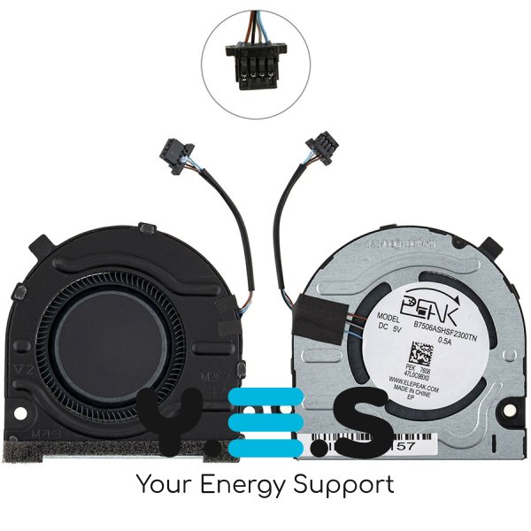 Вентилятор CPU+GPU для ноутбука Dell Inspiron 5310 / Vostro 5310 Original