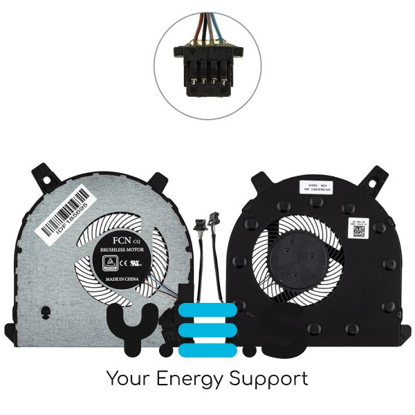 Вентилятор CPU для ноутбука Dell Inspiron 7500, 7506 (Fan) Original