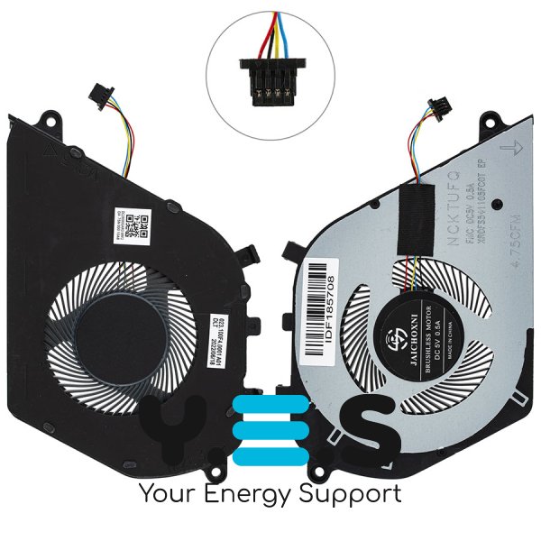 Вентилятор CPU для ноутбука Dell Inspiron 7570/7573/7580 (кулер)