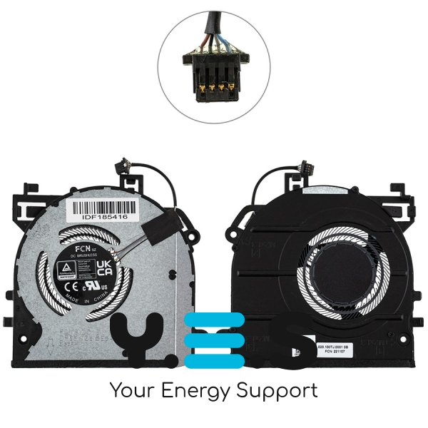 Вентилятор для ноутбука Dell Latitude 5340 (сумісний: Latitude 5340) Original