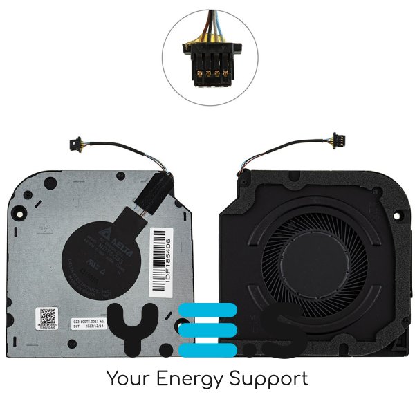 Вентилятор GPU для ноутбука Dell Latitude 5440 / Precision 3580 (кулер) Original