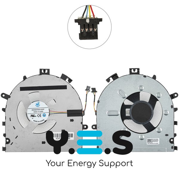 Вентилятор для ноутбука Lenovo IdeaPad 5 2‑in‑1 16IRU9 (сумісний: 16IRU9) Original