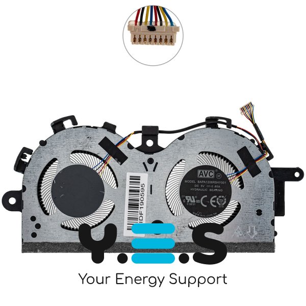 Вентилятор для ноутбука Lenovo IdeaPad 3-17ITL6 / V17 G2-ITL (подвійний) CPU Original