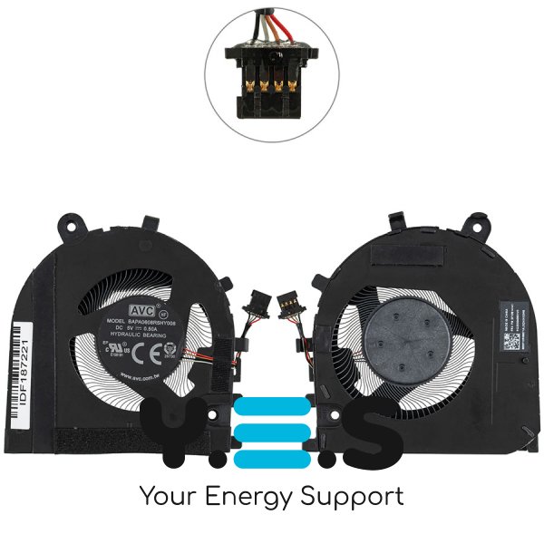 Вентилятор CPU для Lenovo IdeaPad Pro 5 14AHP9 (14AHP9) Original