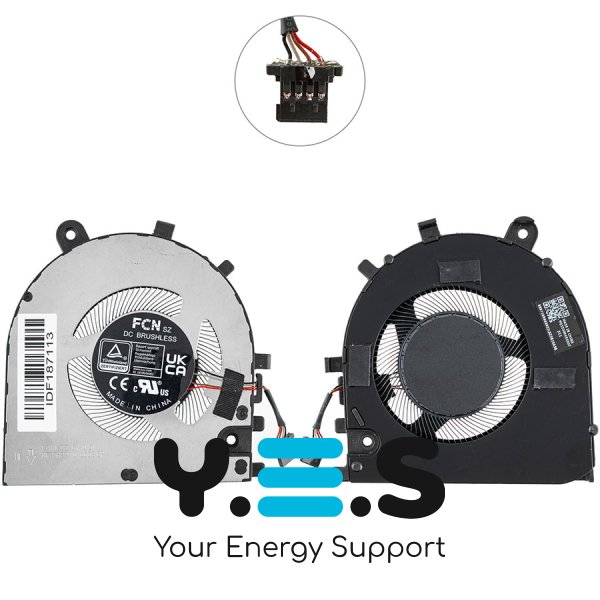 Вентилятор CPU для Lenovo IdeaPad Pro 5 14APH8/14IRH8/14ARP8, Original