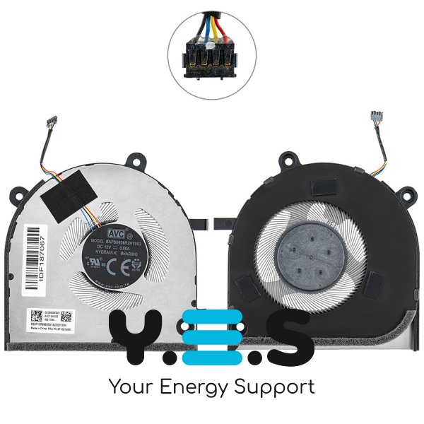 Вентилятор CPU 12V для Lenovo IdeaPad Pro 5 16APH8/16IRH8/16ARP8 Original
