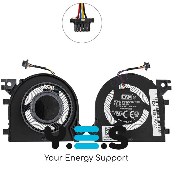 Вентилятор CPU для Lenovo IdeaPad Yoga S940-14IIL (S940-14) Original