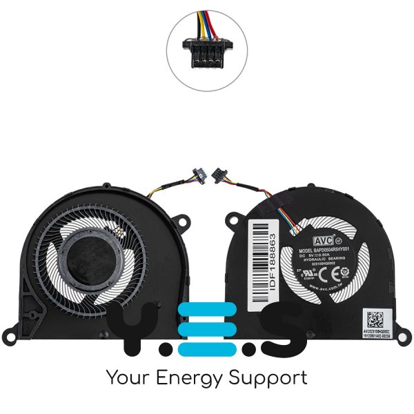 Вентилятор GPU для ноутбука Lenovo IdeaPad Yoga S940-14IIL (сумісн. S940-14IIL) Original