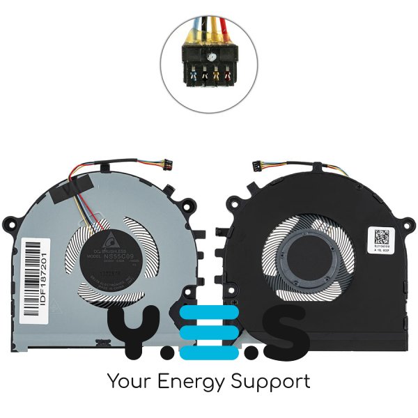 Вентилятор CPU для ноутбука Lenovo ThinkBook 13s-IML/13S-IWL Original