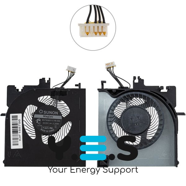 Вентилятор CPU для ноутбука Lenovo ThinkPad P53 (сумісний: P53) Original