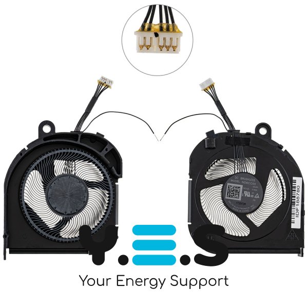 Вентилятор CPU 12V для Lenovo ThinkPad P15 Gen 2 (P15 Gen2) Original