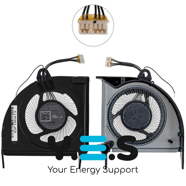 Вентилятор для ноутбука Lenovo ThinkPad P15 Gen 2 (GPU), 12V Original