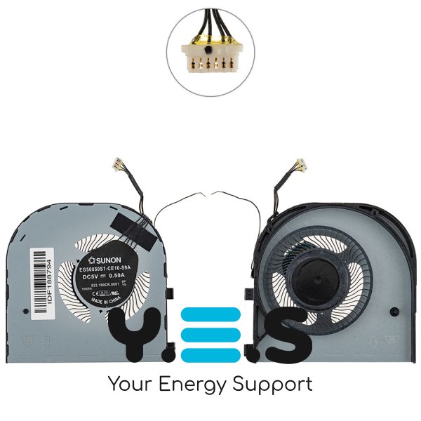 Вентилятор CPU для Lenovo ThinkPad P1 Gen2, X1 Extreme Gen2 Original