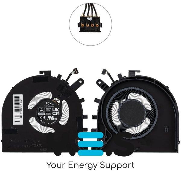 Вентилятор CPU 12V для ноутбука Lenovo Yoga Pro 9 16IRP8 (сумісний) Original