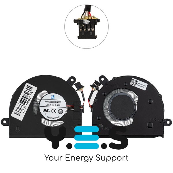 Вентилятор GPU для ноутбука Lenovo IdeaPad Yoga Slim 7-13ITL05 / 7-13ACN05 Original