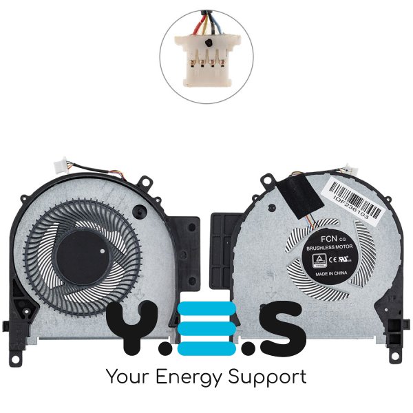 Вентилятор CPU для ноутбука HP Envy x360 15-CN (сумісн.: 15-CN) Original