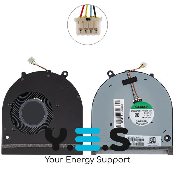 Вентилятор GPU для ноутбука HP ENVY 17m-CG (17m-cg0xxx, 17m-cg1xxx) Original