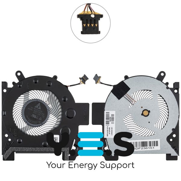 Вентилятор CPU для ноутбука HP Envy x360 13-AR (сумісн.: 13-ar) Original