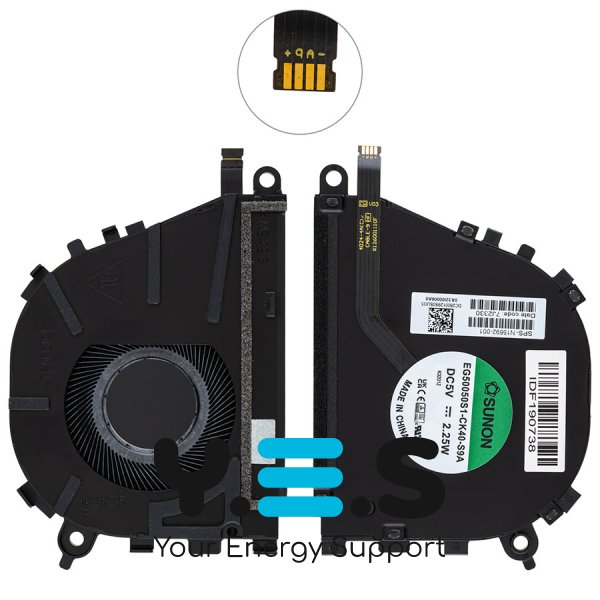 Вентилятор CPU для ноутбука HP Envy x360 13-bf, 13-bf0013dx Original