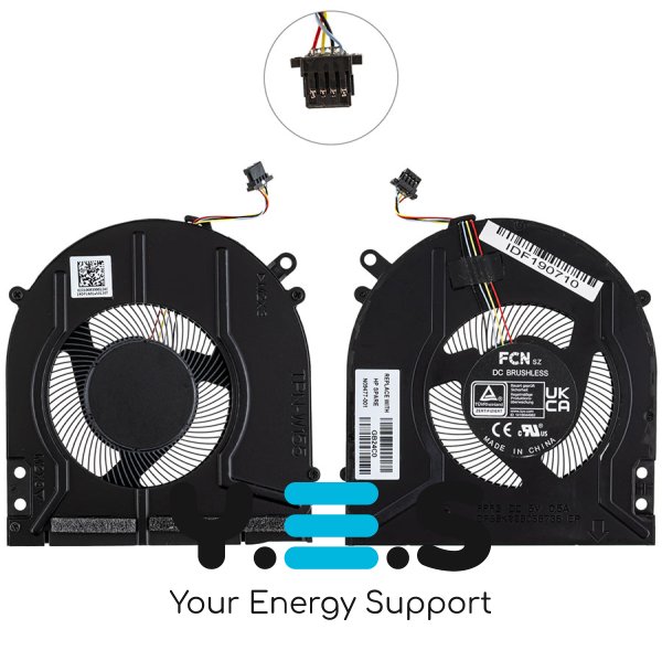 Вентилятор CPU для ноутбука HP Pavilion x360 14-ek (14-ek0xxx, 14-ek1xxx) Original