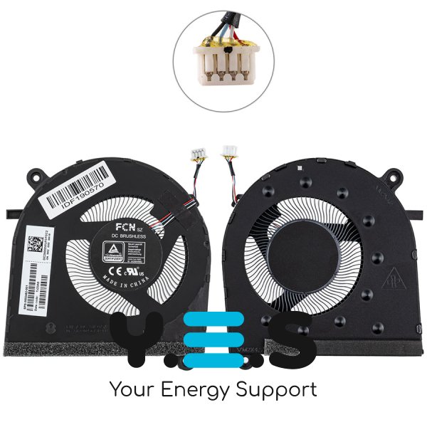 Вентилятор GPU для ноутбука HP 16-F/16T-F (16-F1013DX, 16-F0023DX) Original