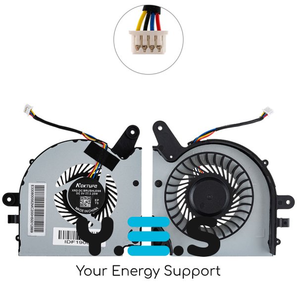 Вентилятор CPU для ноутбука MSI GF75 (сумісний: GF75 Thin)