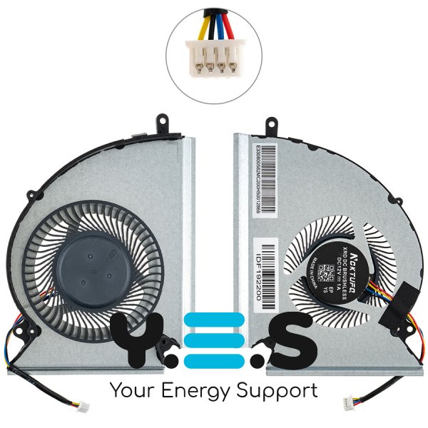 Вентилятор CPU 12V для ноутбука MSI GP76/GE76 (сумісний із GP76, GE76)
