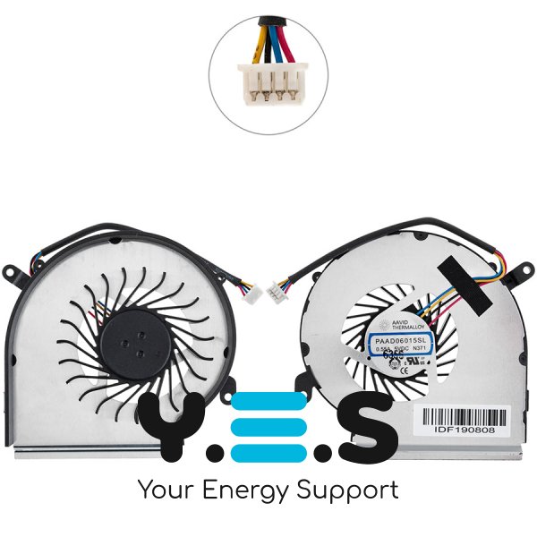 Вентилятор GPU для ноутбука MSI GE62VR/GP62MVR (кулер) Original