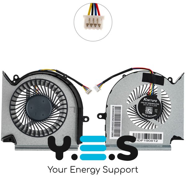 Вентилятор CPU для ноутбука MSI GL65/GE65/GP65 (кулер)