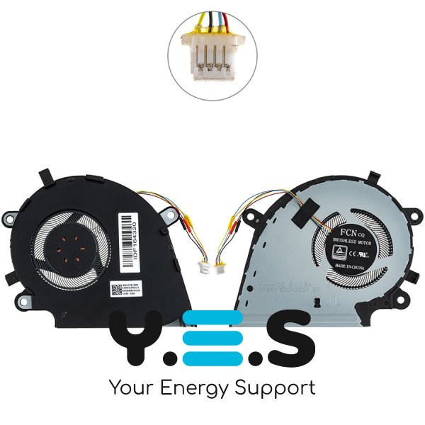 Уцінка: вентилятор CPU для ASUS G531GT/G731GT 13NR01L0T01011 (провід відремонт.) Original
