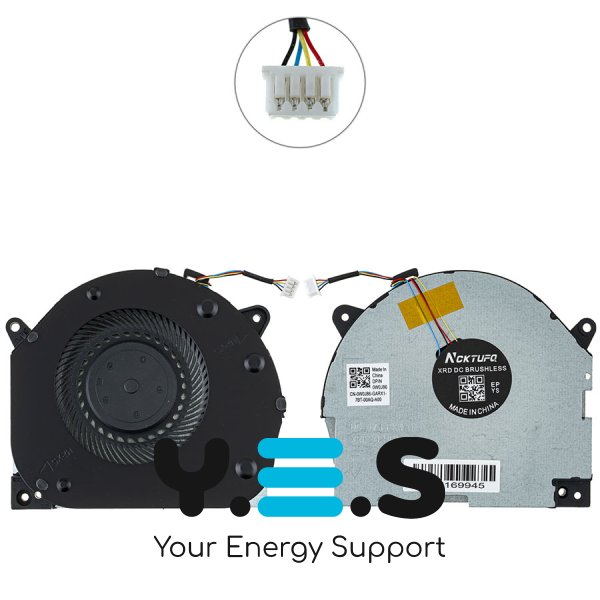 Кулер (CPU fan) для ноутбука Lenovo Legion Y540-17IRH, сумісний з Legion Y540-17IRH (5F10S13888)