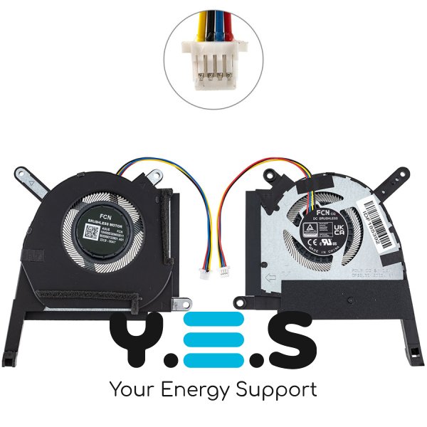 Вентилятор GPU для ноутбука Asus FA617 (серія) — сумісний: FA617, FA617N, FA617NS Original