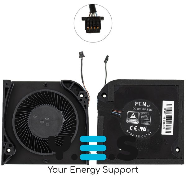 Вентилятор для ноутбука Dell Precision 3561, 3571 без кришки Original