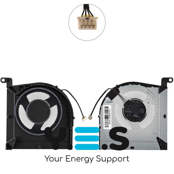Вентилятор GPU 5V для ноутбука Lenovo LOQ 15IRH8 (сумісний: LOQ 15IRH8) Original
