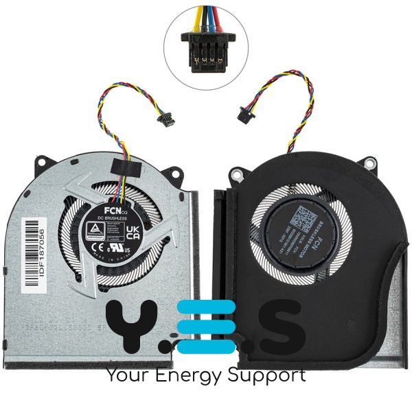 Вентилятор GPU 12V для ASUS ROG Strix G16 G614JV (13NR0D90P08011) Original