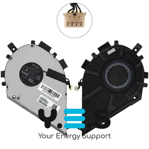 Вентилятор CPU для ноутбука HP ENVY 14T-FC / 14Z-FA (кулер) Original