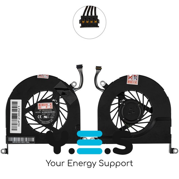 Вентилятор CPU для Apple MacBook Pro 17″ A1297 Original