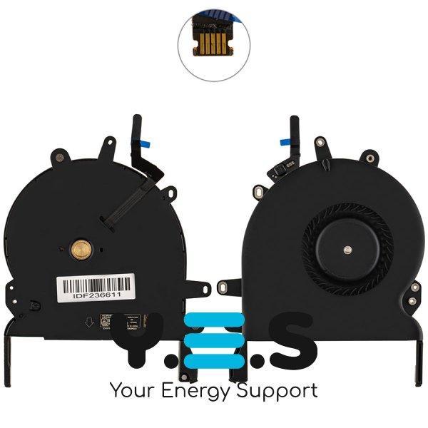 Вентилятор GPU для Apple MacBook Pro A1707 (2016–2017), A1990 (2018–2019) Original