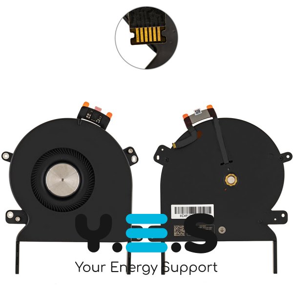 Вентилятор для ноутбука Apple MacBook Pro 16" A2485, 12V, GPU (2021–2023) Original
