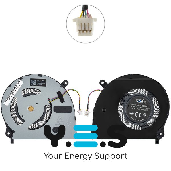 Уцінка: зламане кріплення, вентилятор CPU для Asus ZenBook UX533FD/UX534FT Original