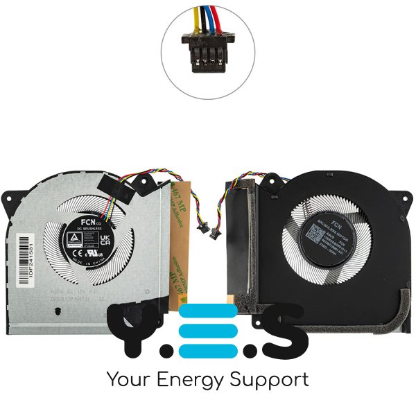 Вентилятор GPU 12V для ноутбука Asus ROG Strix SCAR 17 G733CW/G733CX Original