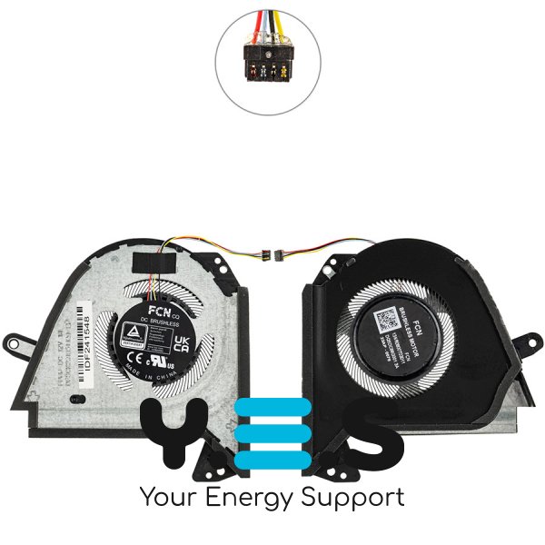 Вентилятор CPU 12V для Asus ROG Zephyrus G15 GA503RX/GA503RM Original