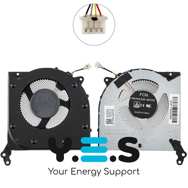 Вентилятор CPU 5V для Lenovo Legion 5 15ARH05/15IMH05H/17IMH05/17IMH05H Original