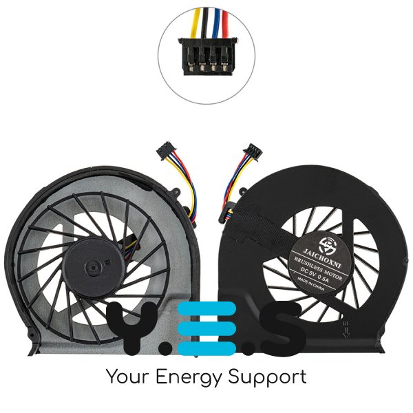 Вентилятор HP Pavilion G4-2000/G6-2000/G7-2000, металевий, 683191-001