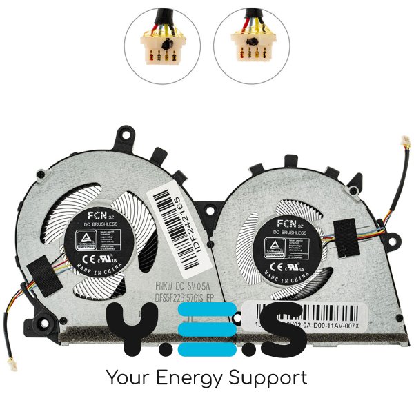 Подвійний вентилятор для ноутбука Asus ZenBook UX425QA, UM425QA Original