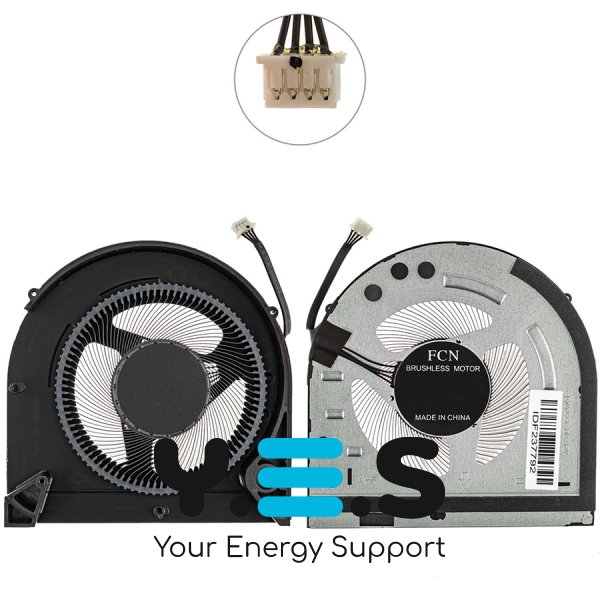 Вентилятор GPU 12V для ноутбука Lenovo LOQ 15IAX9/15IRX9 Original