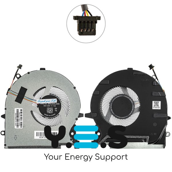 Вентилятор CPU 12V для ноутбука HP OMEN 7 Plus 17-CK (сумісн.: 17-CK)