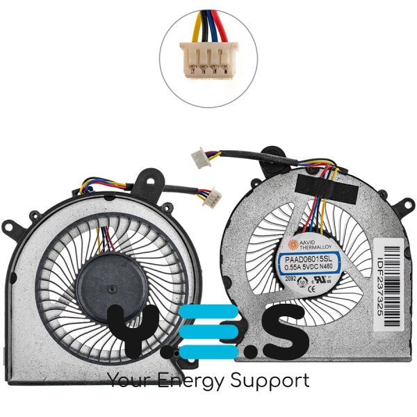 Вентилятор GPU для ноутбуків MSI GF66/GF76 (кулер) Original