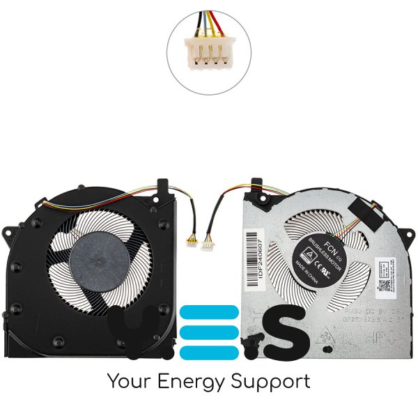 Вентилятор GPU 5V для Lenovo Legion 5 15ARH05/15IMH05H (довгий кабель) Original